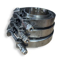 Load image into Gallery viewer, Male/Female quick release V-band clamp kits.