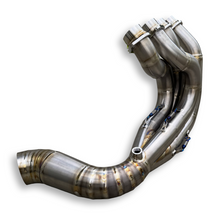 Load image into Gallery viewer, Hayabusa Titanium Bent Megaphone 4-1 header.