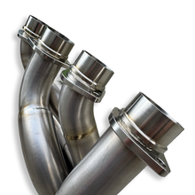Load image into Gallery viewer, Hayabusa Titanium Bent Megaphone 4-1 header.