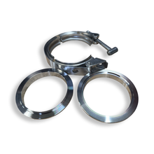 Load image into Gallery viewer, Male/Female quick release V-band clamp kits.