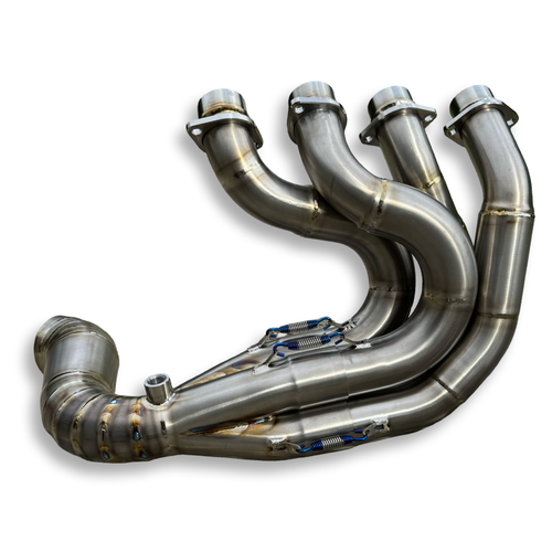 Hayabusa Titanium Bent Megaphone 4-1 header.