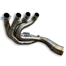 Load image into Gallery viewer, Hayabusa Titanium Bent Megaphone 4-1 header.